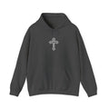 Christian Cross Hoodie — Psalm 23:4 Faith Sweatshirt with Wings (Religious Gift)